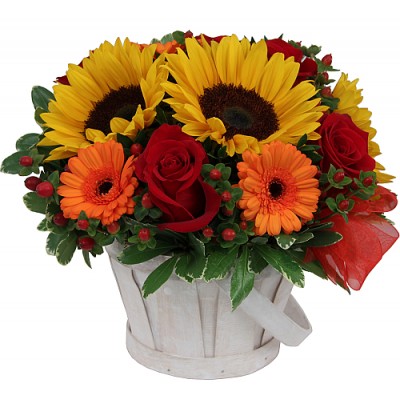 Bouquet de fleurs Goodness Basket