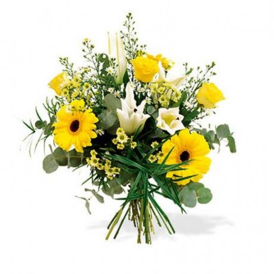 Bouquet de fleurs Vanilla and Sunshine