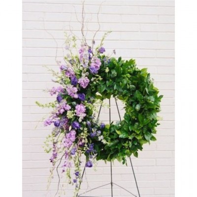 Funeral Wreath Lavender Love