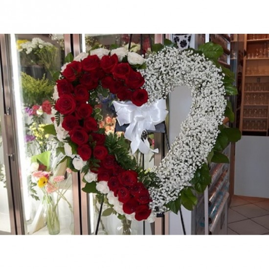 Funeral Wreath Loving Heart