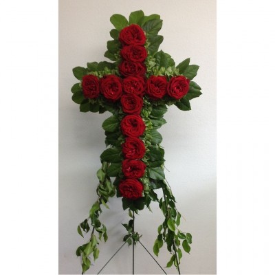 Croix funéraire Floral Departure