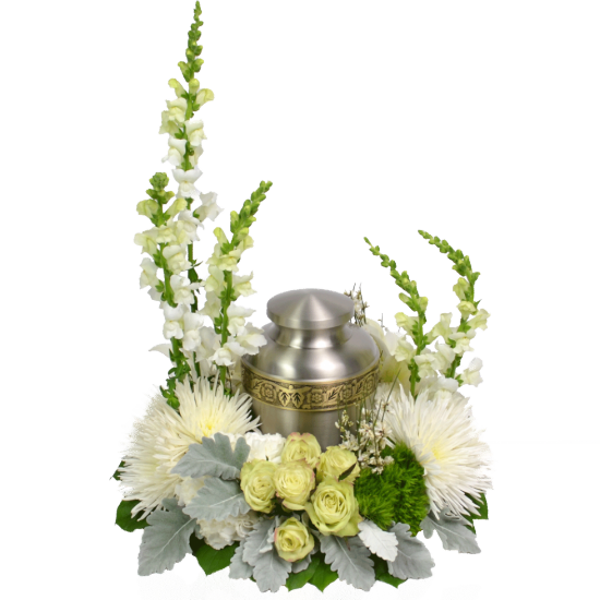 Funeral Urn Heavenly White