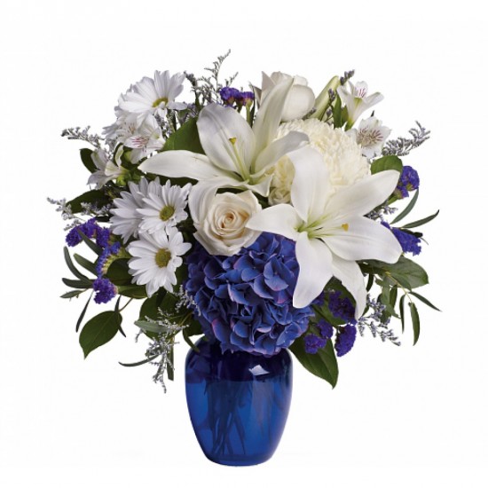 Bouquet de fleurs Beautiful in Blue