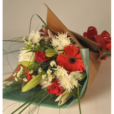 1-Choix du fleuriste Bouquet de Noël
