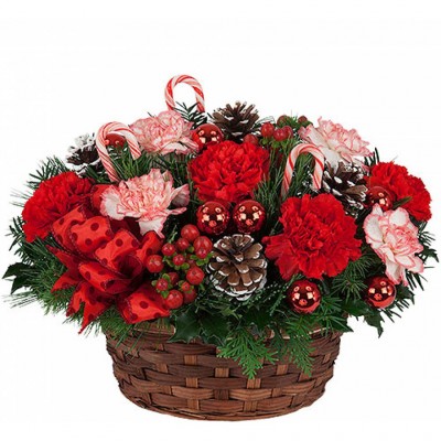 Bouquet de Noël Noël Basket