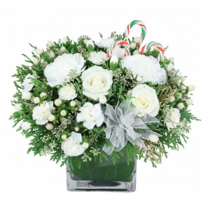 Bouquet de Noël Mistletoe Kisses